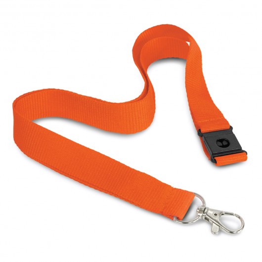 3D Logo Lanyards orange